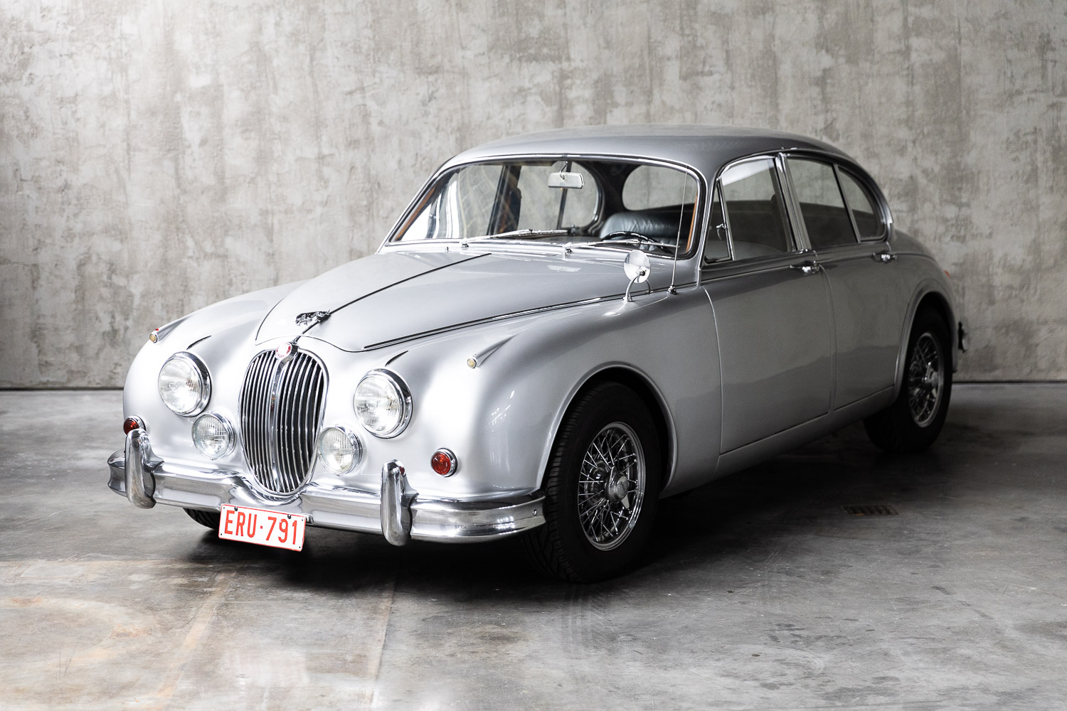 1965 Grey Silver Overdrive Jaguar MK II 3.8 for sale by DriveCity