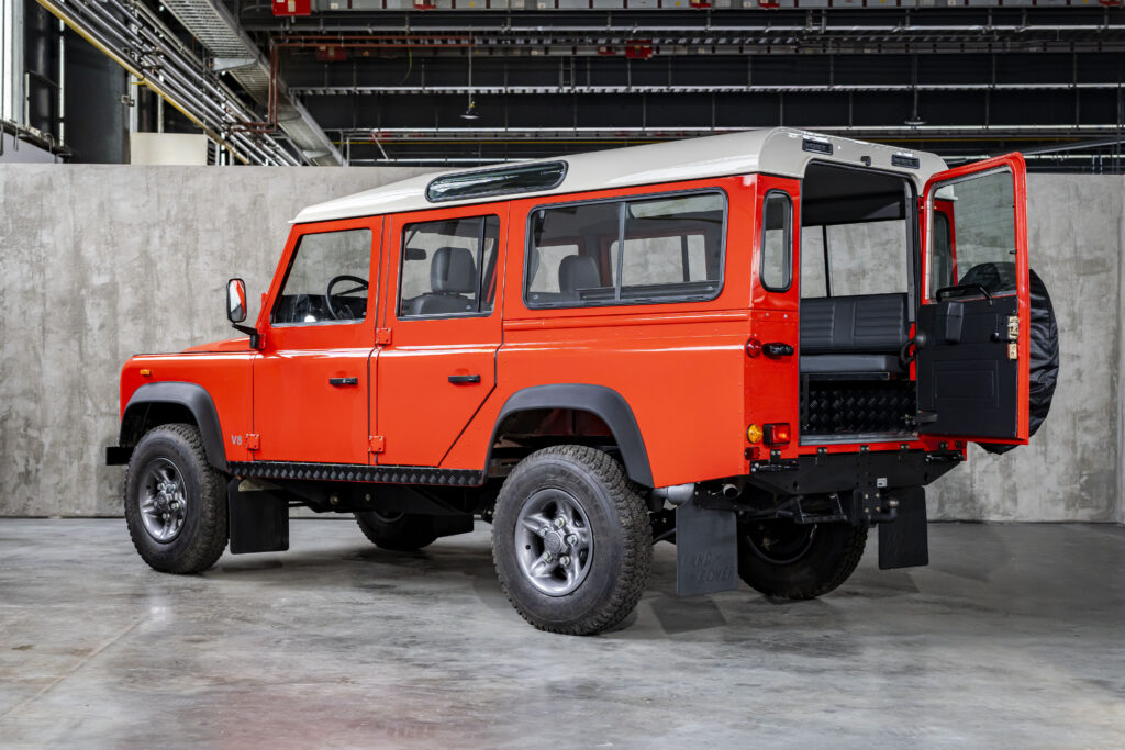 1990 Red Landrover Defender 110 V8 for sale by DriveCity