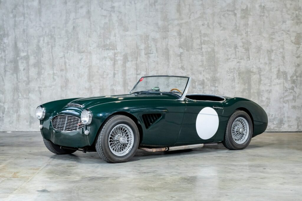 1958 British Racing Green Convertible Austin Healey 100/6 for sale by DriveCity