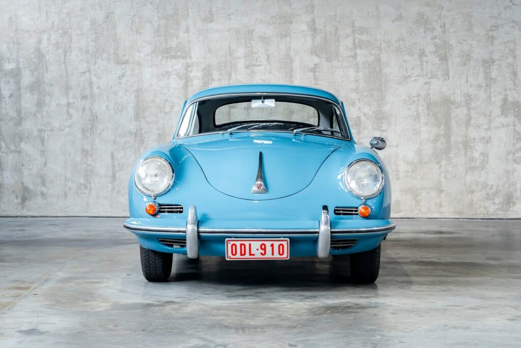 1961 French Etna Blue Porsche 356B 1600 T5 Super 90 for sale by DriveCity