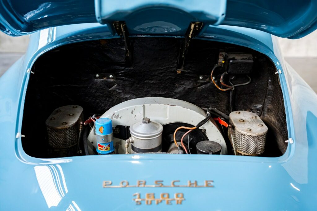 1961 French Etna Blue Porsche 356B 1600 T5 Super 90 for sale by DriveCity